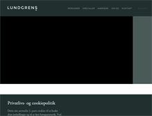 Tablet Screenshot of lundgrens.dk